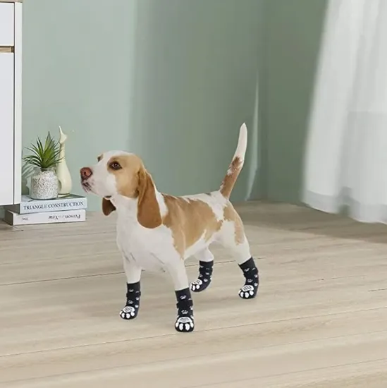 Meias para cães, sapatos para animais de estimação, meias ao ar livre antiderrapantes, meias de venda quente para cães